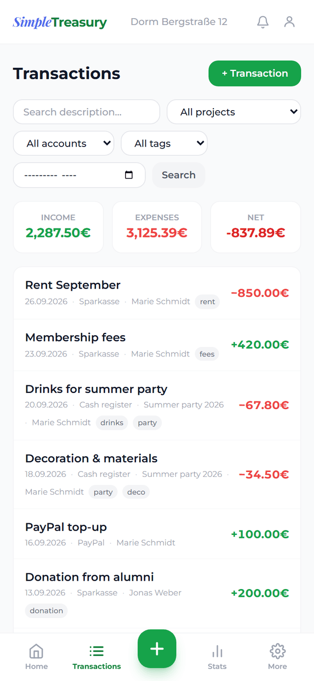 Transactions